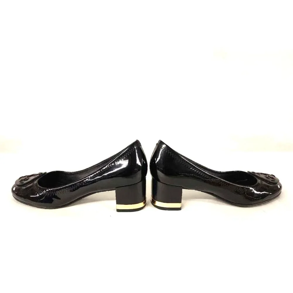 Tory Burch Women's Black Heels Size Measured: 9.5 in